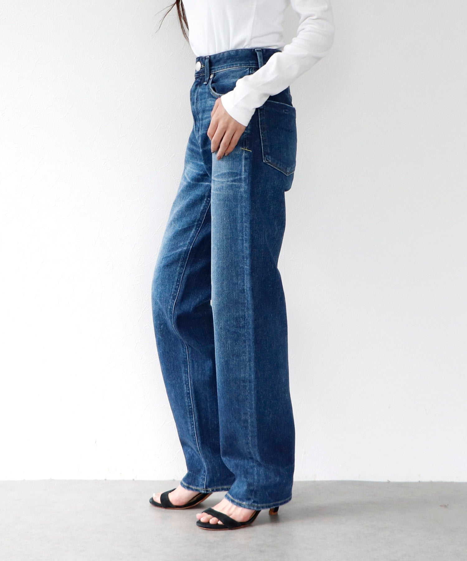 YANUK】LEA ローライズボーイズストレート ブルー – Sirin Online Store