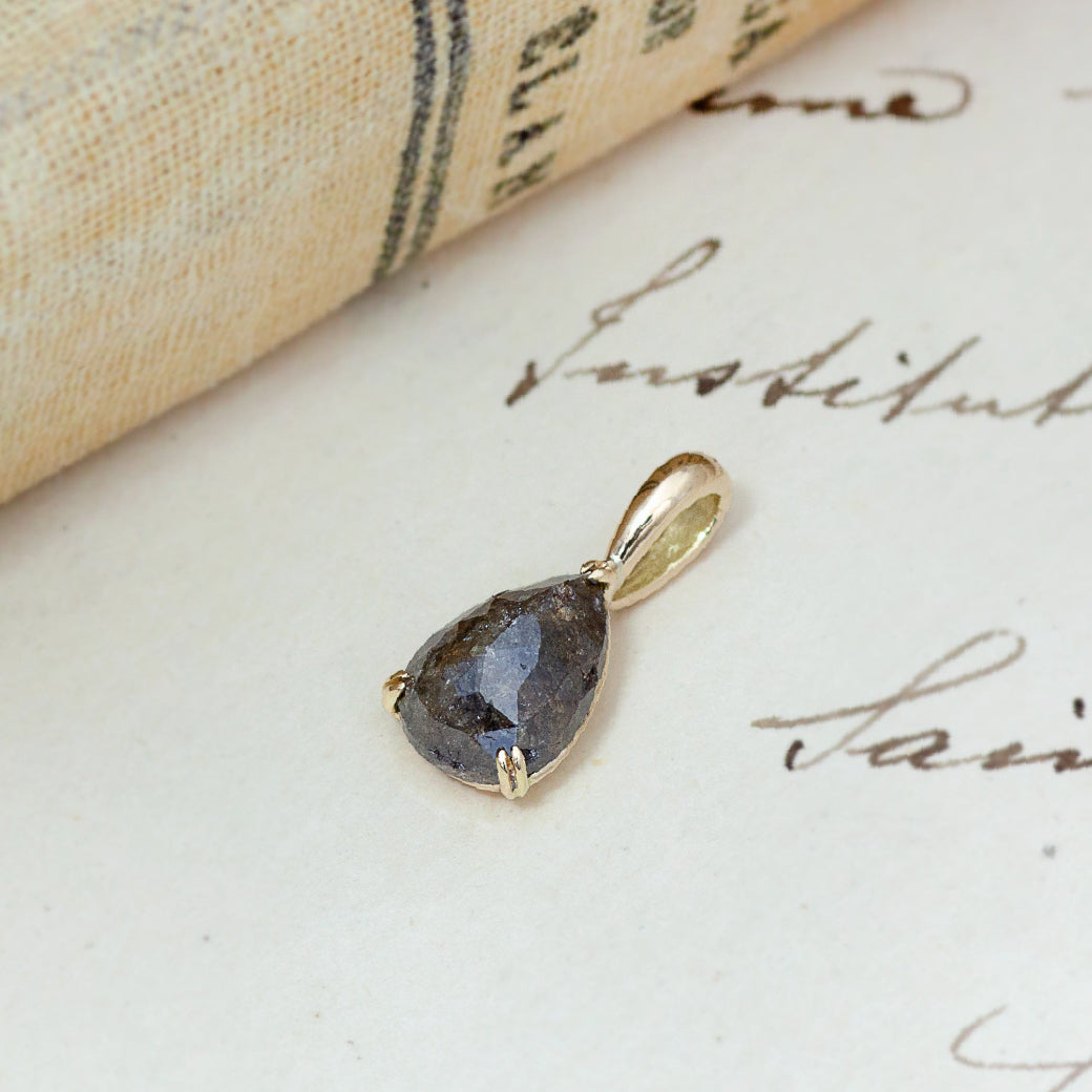 LIMITED】K18 ブラックダイヤモンド ペンダントトップ 1.443ct SPN0056