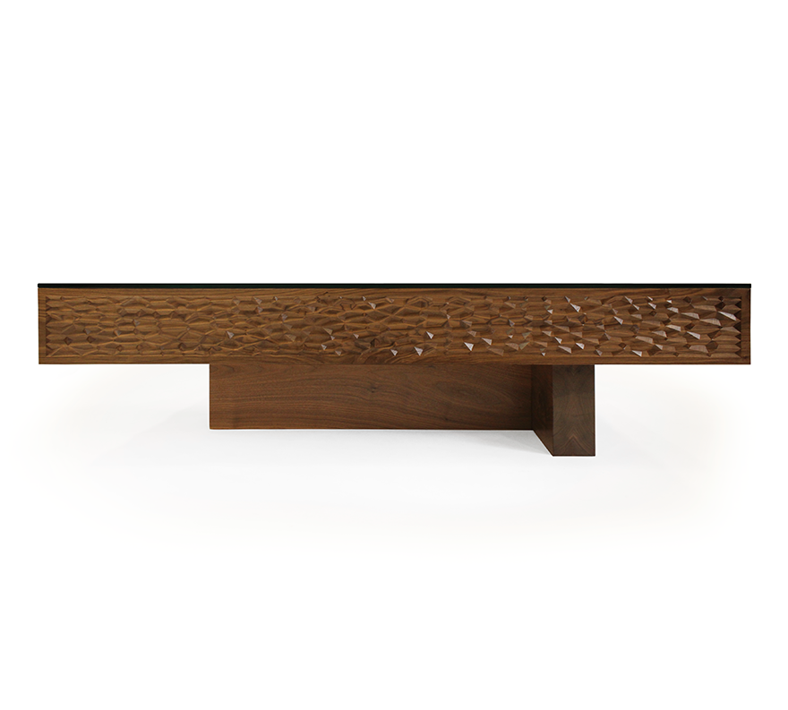 Carved Hardwood Xyla Table – Sisyphus Industries