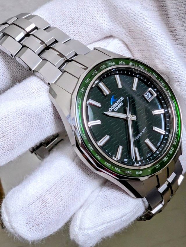 オシアナス【OCEANUS OCW-S400-3AJF】グリーンマンタ | 欲しいっなかい