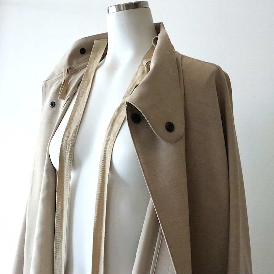 HYKE / STRETCH TROPICAL MILITARY COAT – six