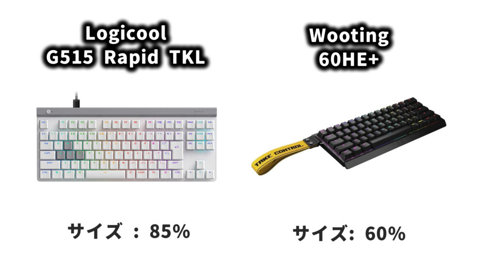 Logicool G G515 RAPID TKL レビュー】ロープロファイルでラピッド