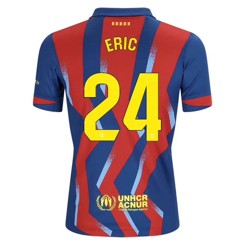 Nike Youth Eric FC Barcelona 4th Soccer Jersey 25/26 (Gym Blue