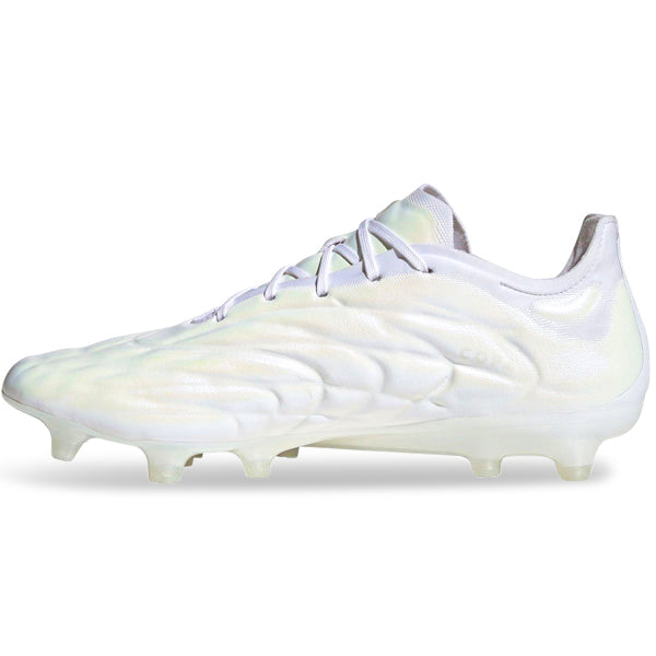 adidas Copa Pure.1 FG Soccer Cleats (Pearlized White/Metallic