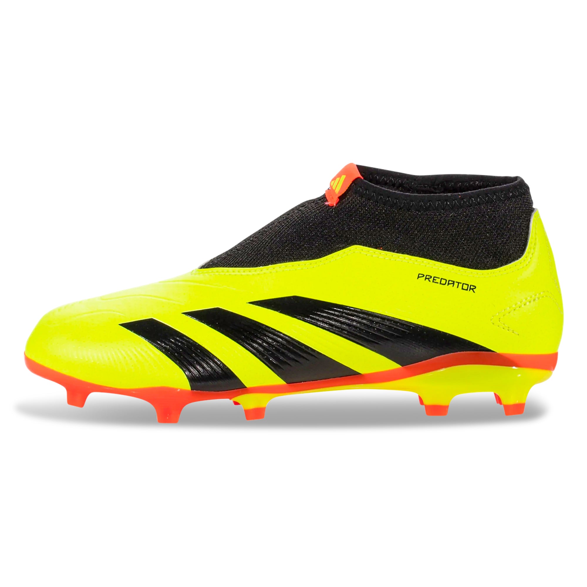 adidas Jr. Predator League LL FG Soccer Cleats (Solar Yellow/Black