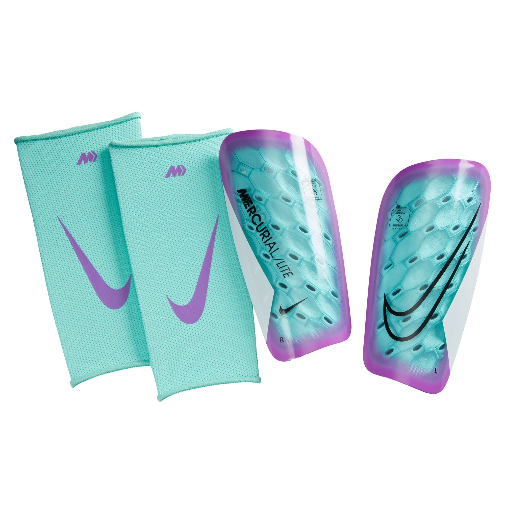 Nike Mercurial Lite Superlock Shin Guards - Turquoise DV1771-354