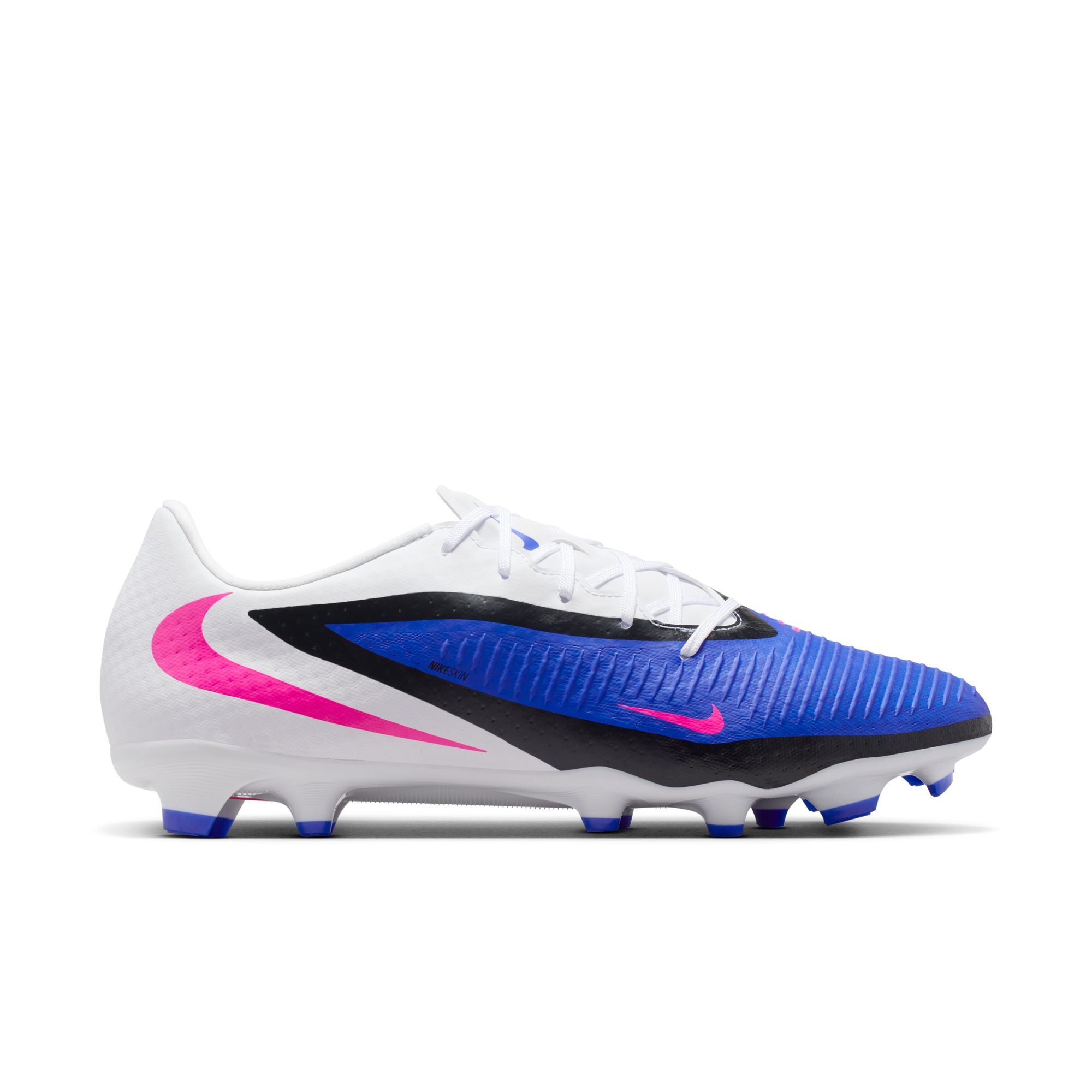 Nike Phantom 6 Low Academy FG Firm Ground Soccer Cleats-Racer Blue