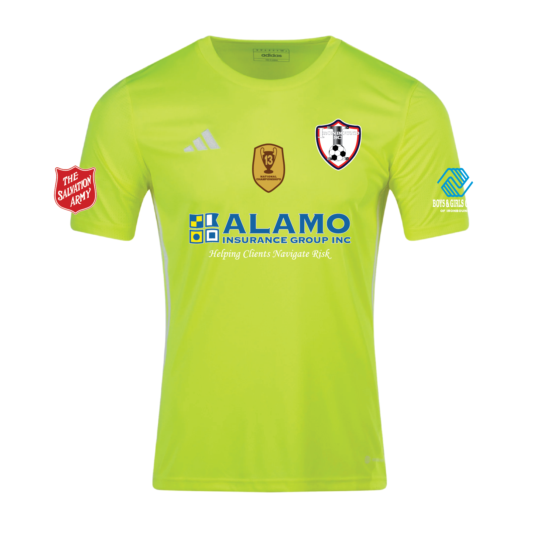 Ironbound SC adidas Tabela 23 Jersey Solar Yellow – Soccer Zone USA