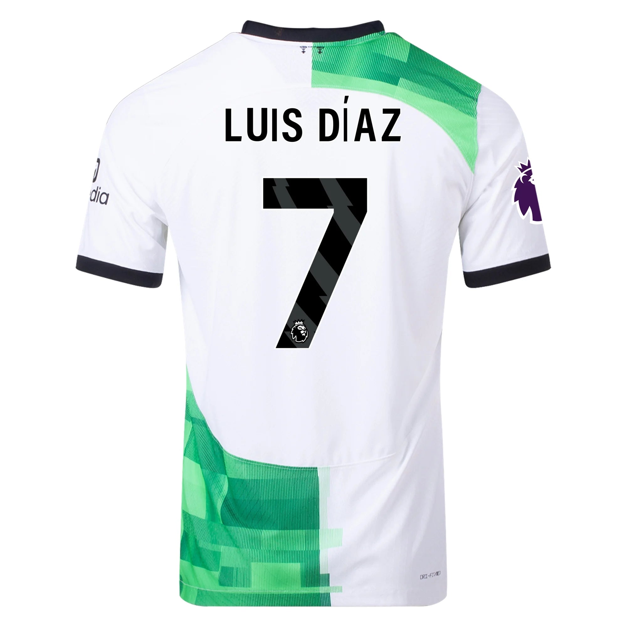 Men's Authentic Nike Luis Diaz Liverpool Away Jersey 23/24 DX2617