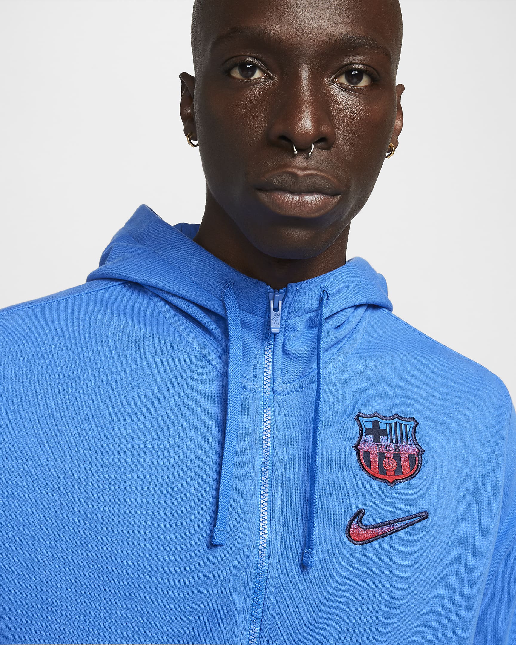 Nike Barcelona Full Zip Hoodie 22/23 DM2970-403 – Soccer Zone USA