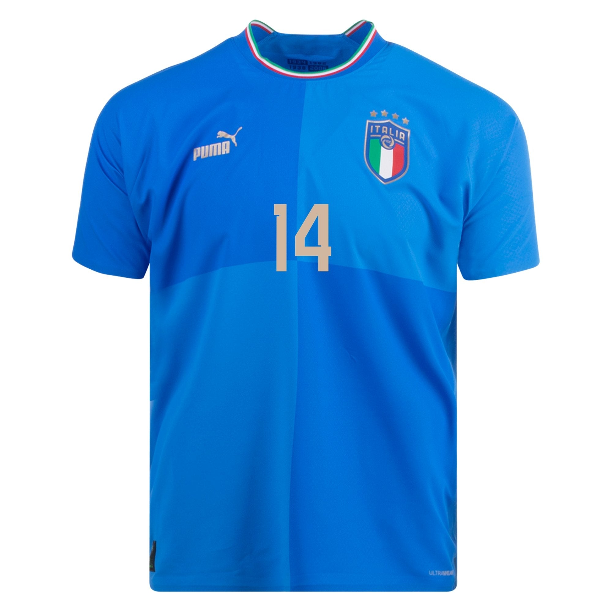 Men's Authentic Puma Chiesa Italy Home Jersey 2022 765670-01