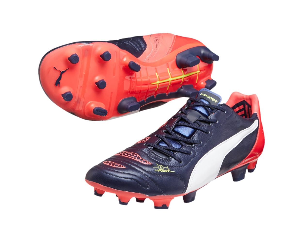 Puma evoPOWER 1.2 L FG - Navy/White/Pink
