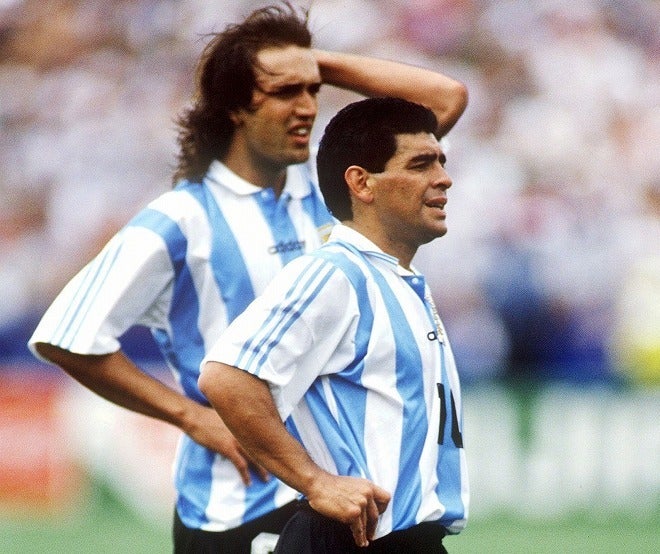 メッシはマラドーナを超えられない」元アルゼンチン代表の点取り屋が