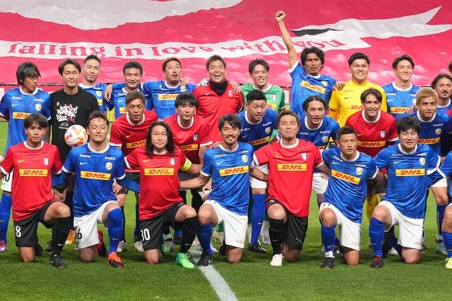 親子で5得点！阿部勇樹が引退試合でハットトリックを達成！闘莉王や