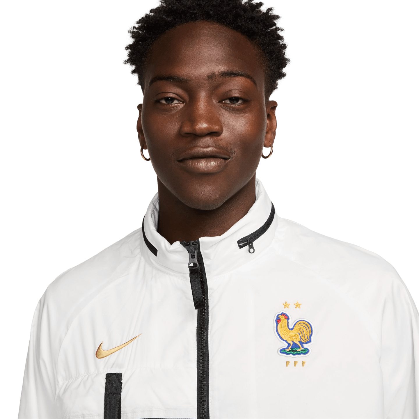 Nike France Hooded Jacket Soccer FZ8361-121 White