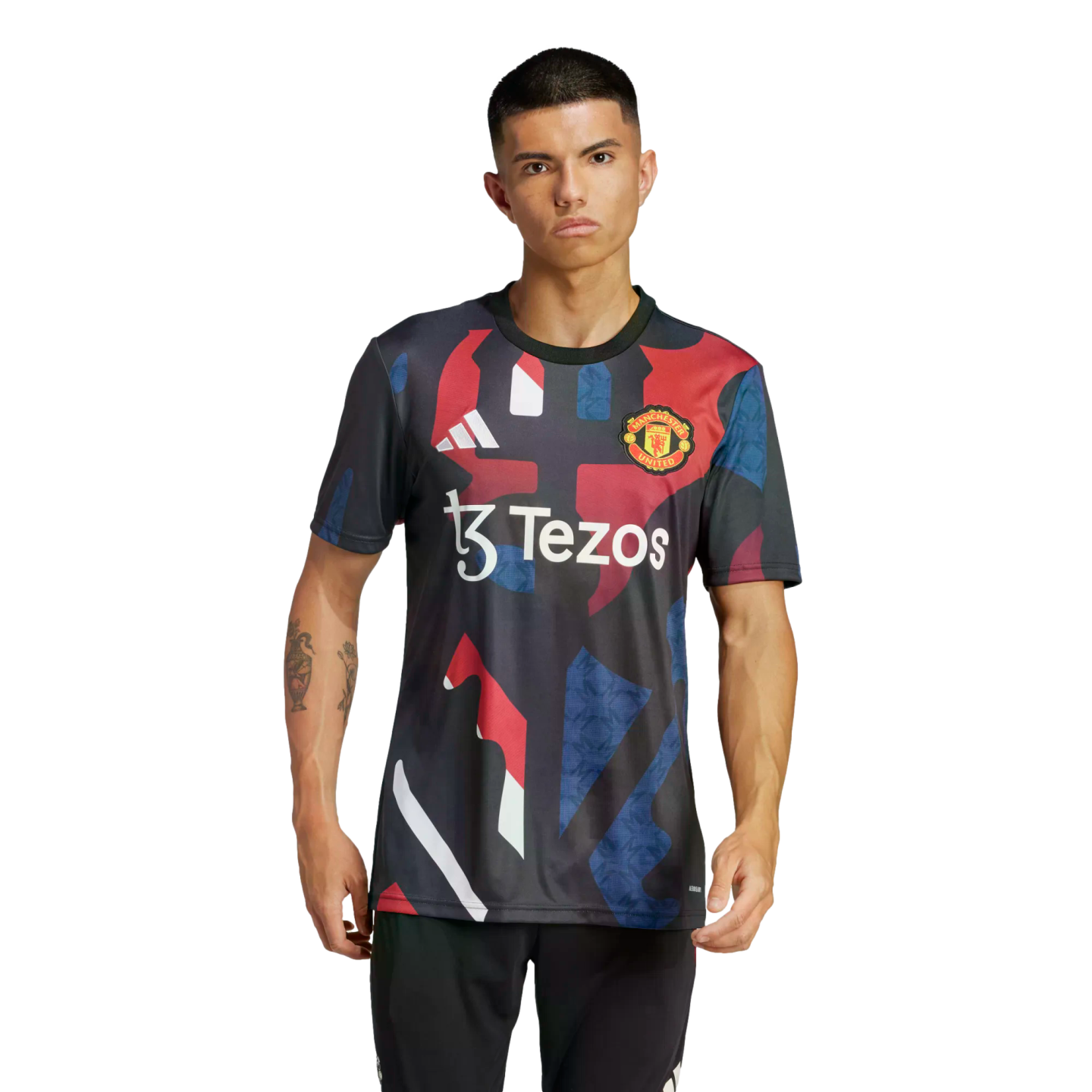 Adidas Manchester United Pre-Match Jersey Soccer JD7147 Black
