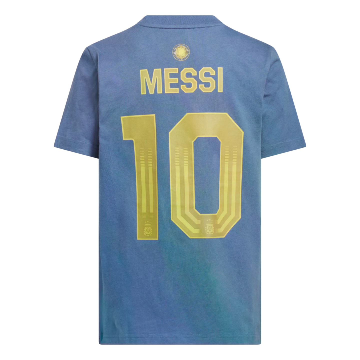 Adidas Argentina Messi 10 Youth Tee Soccer KG3095 Blue