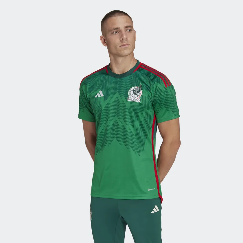 adidas Mexico World Cup 2022/23 Home Men's Stadium Jersey - Soccer