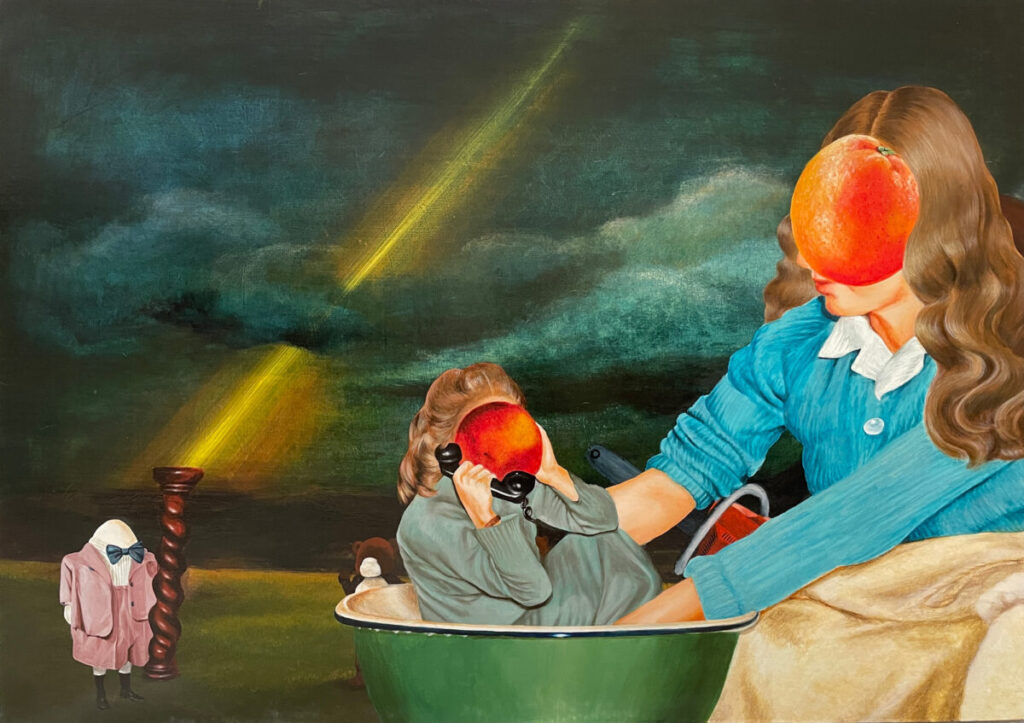 アーティスト 西 裕佳里が自身初の大型絵画作品を披露する展覧会を開催