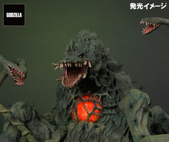 エクスプラスの「東宝大怪獣シリーズ ビオランテ」が新たに「発光Ver