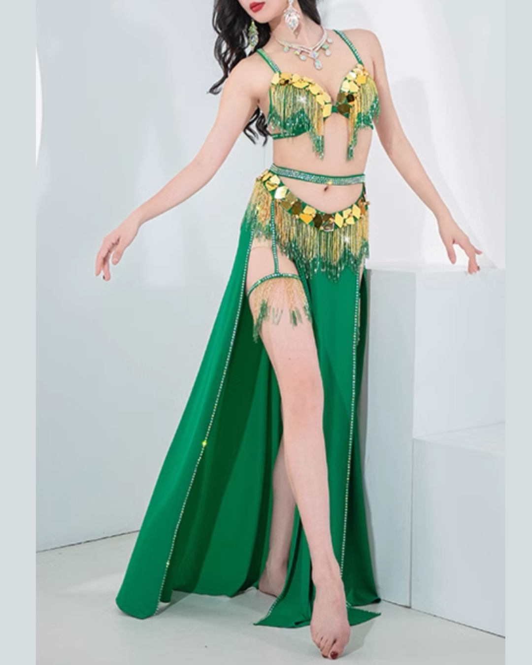 送料無料】 即納 ベリーダンス オリエンタル 衣装 ベリーダンス衣装