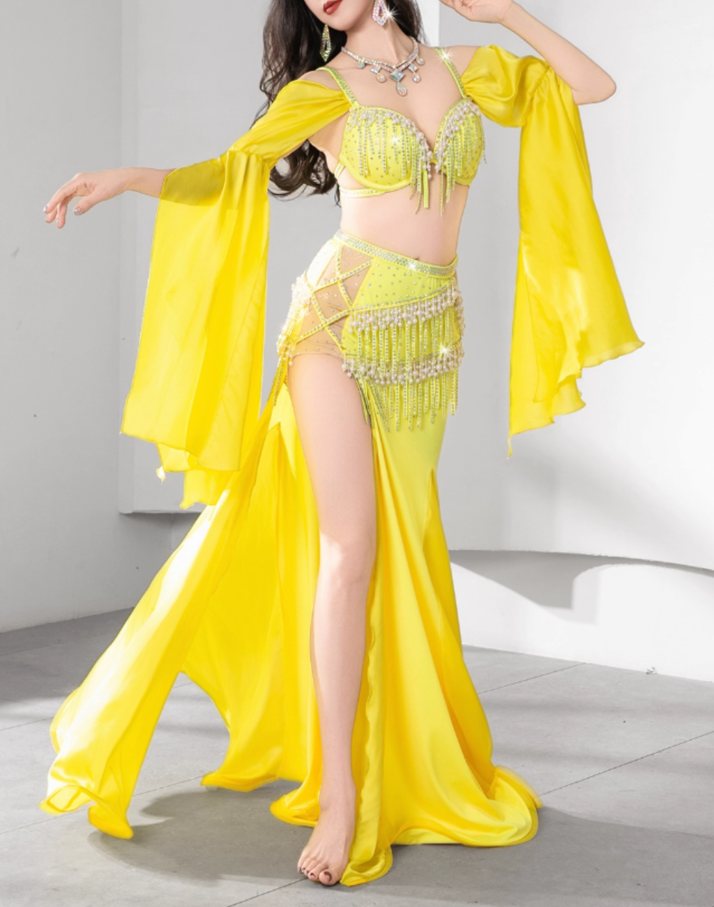 送料無料】 即納 ベリーダンス オリエンタル 衣装 ベリーダンス衣装