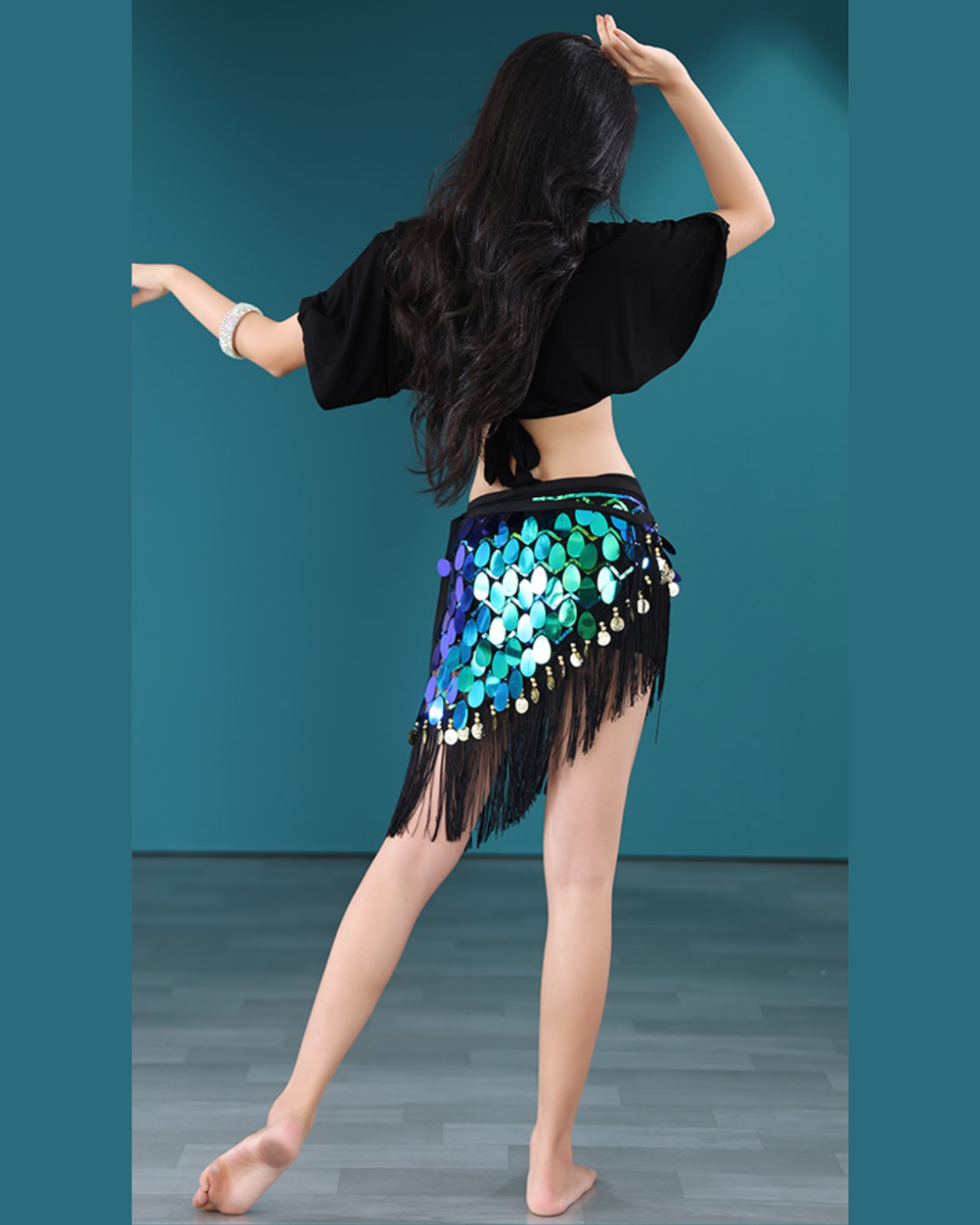 送料無料】即納 ベリーダンス レッスン着 レッスンウェア セットアップ