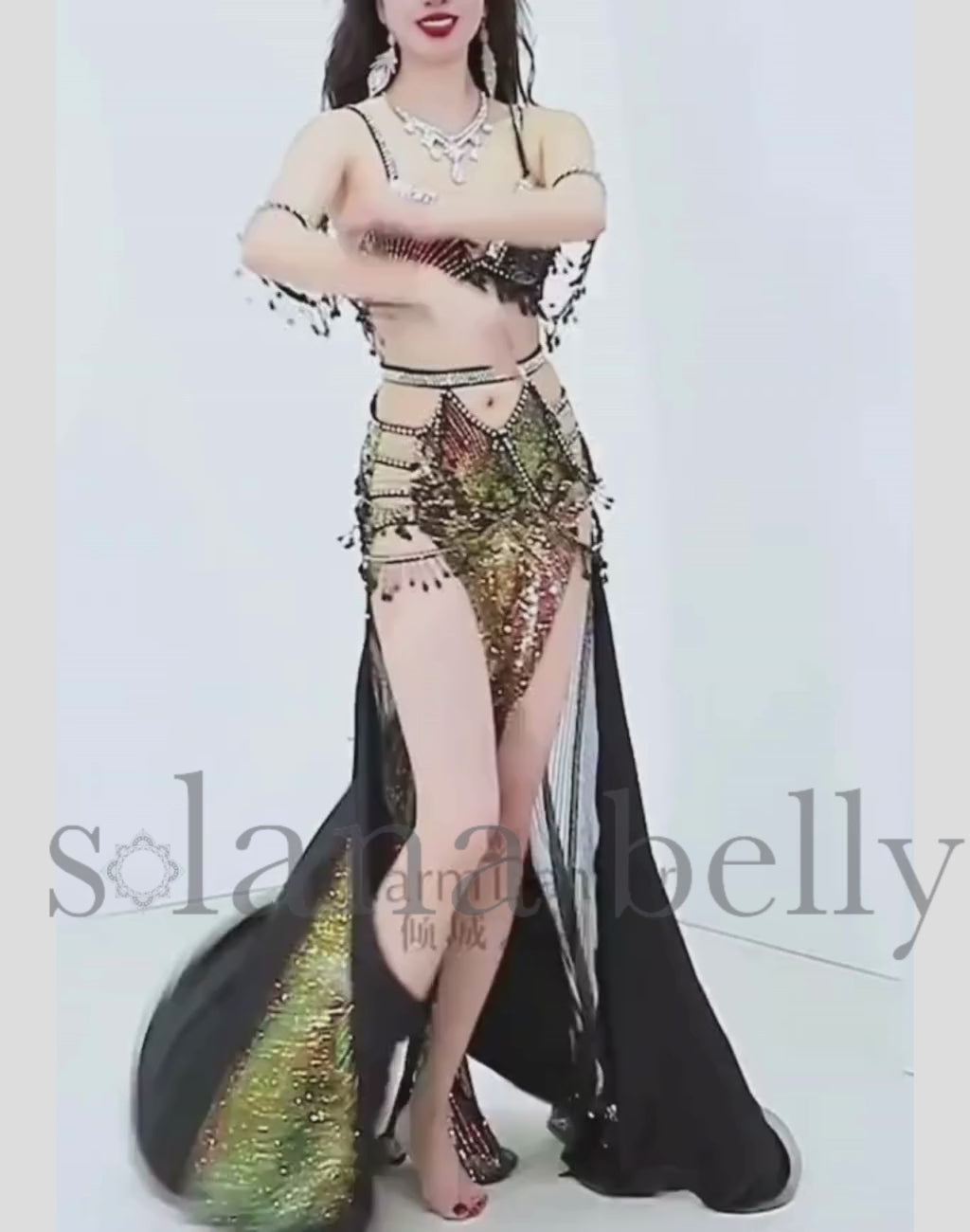 送料無料】 即納 ベリーダンス オリエンタル 衣装 ベリーダンス衣装