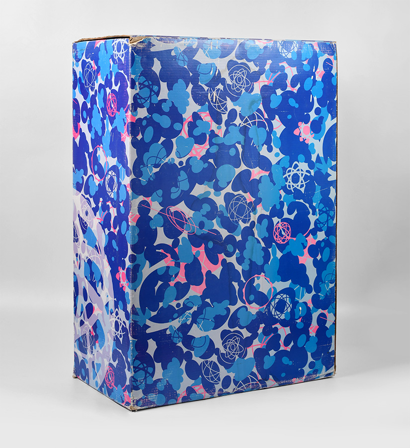 Futura 2000 - Unkle Pointman Kubrick 1000% (blue camo)