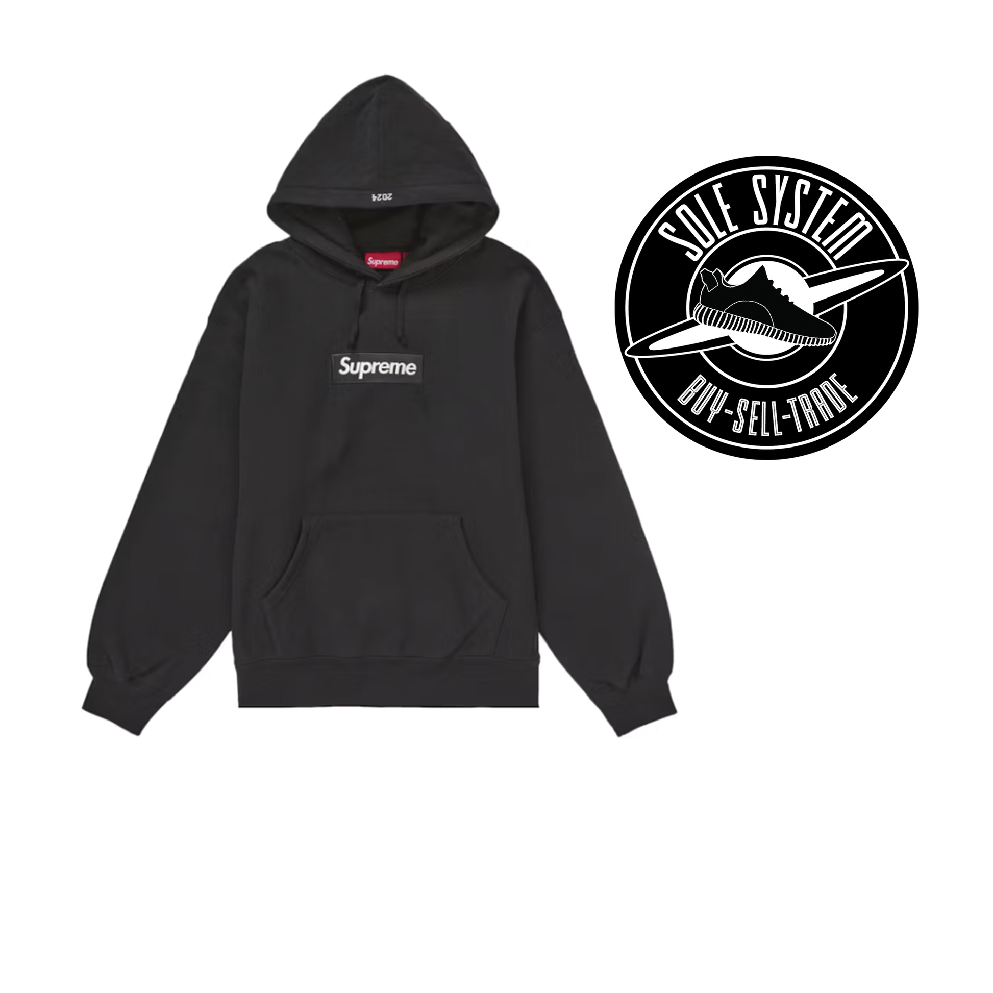 Supreme Box Logo Hoodie (FW24) Black – Sole System