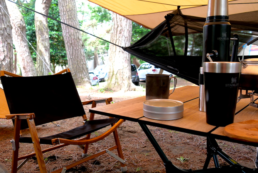 ONとOFF使えるモンベルの「マルチフォールディングテーブル」を