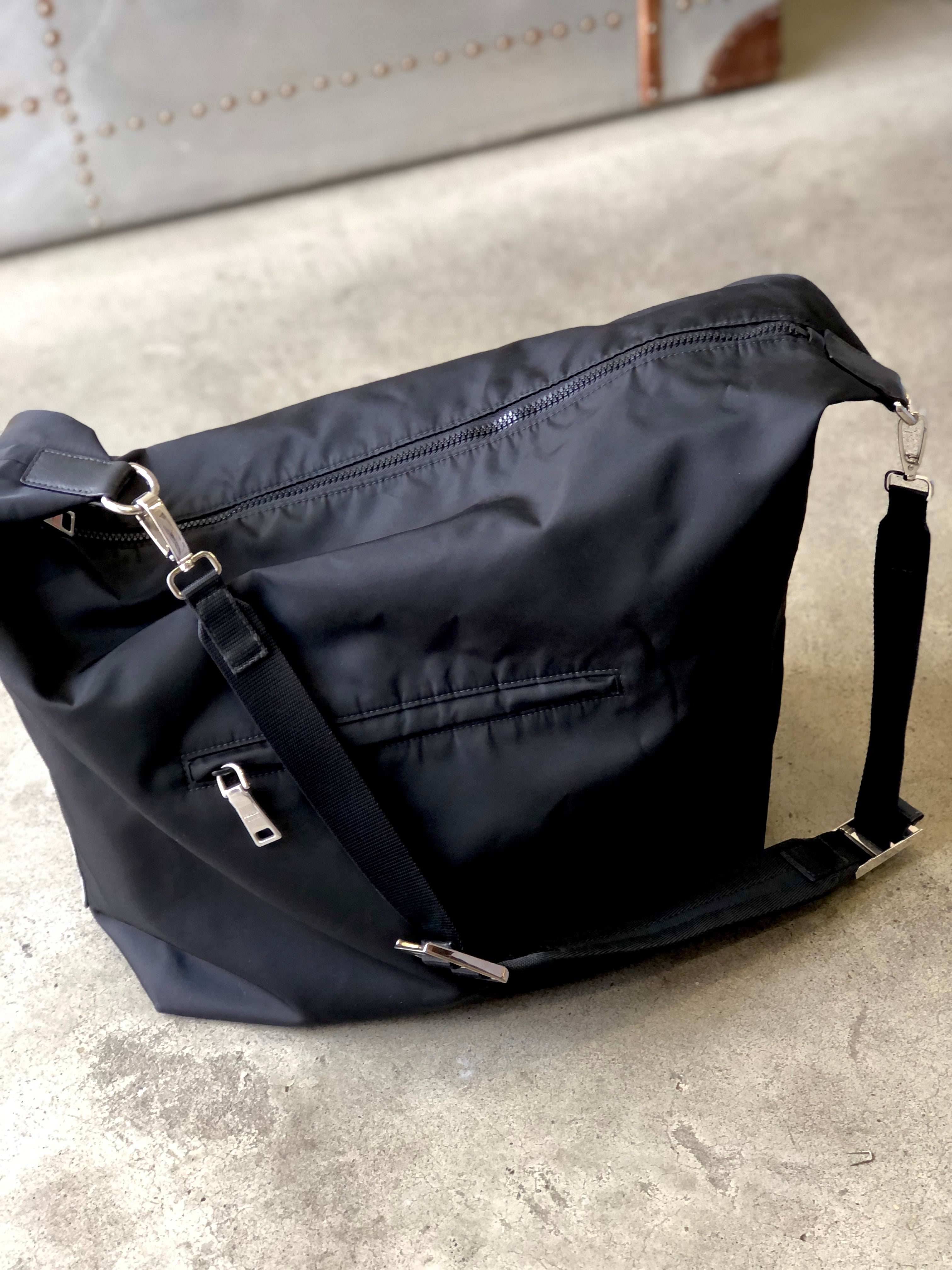 PRADA Sport Nylon Shoulder bag Black Vintage cjziis – VintageShop solo