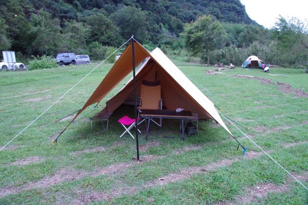 テンマクデザインのパンダTC＆パンダTCタープ初張りキャンプへGO