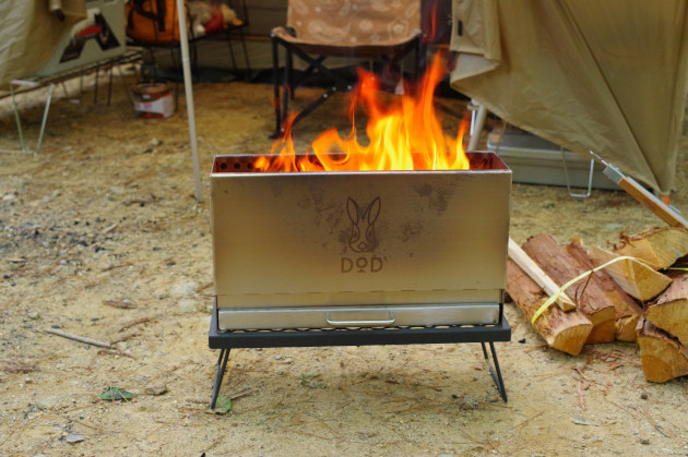 2次燃焼で煙が少ないDOD めちゃもえファイヤーを紹介します