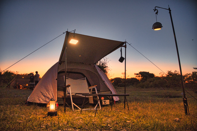 PYKES PEAK のSolo Domeを初張りした野営地でのソロキャンプ