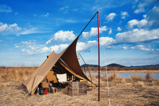 GOGlampingの山稜二又ティピーテントTC180を徹底解説します | おっさん