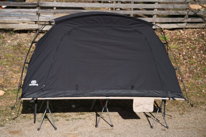 星空を眺めるコットテント GOGlampingのSKY EYE CT を紹介します