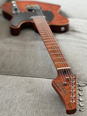 Soloking MT-1 FM Artisan with Roasted Flame Neck in Caramel Nafiri