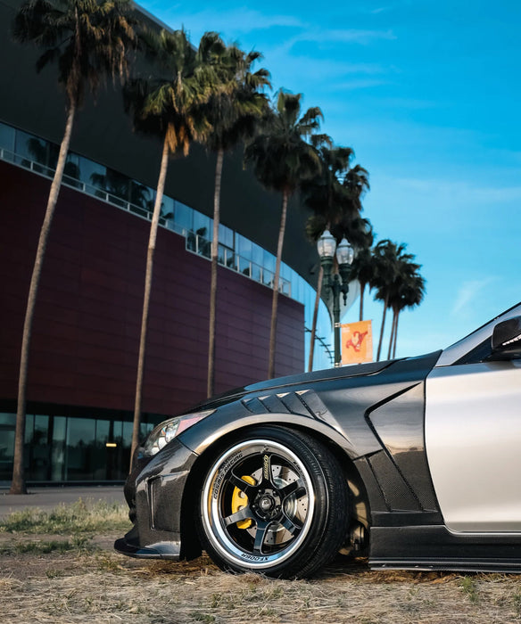 Q50 V3 carbon fiber fenders — Southbay Autoworkz