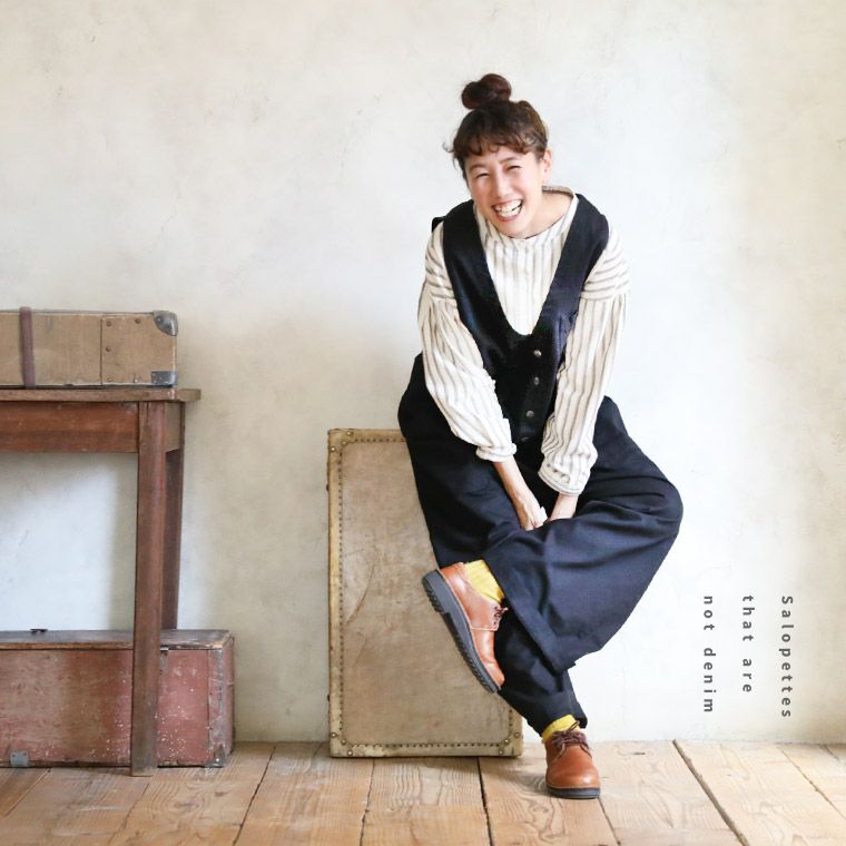 店長がつくった、デニムじゃないサロペット | soulberry