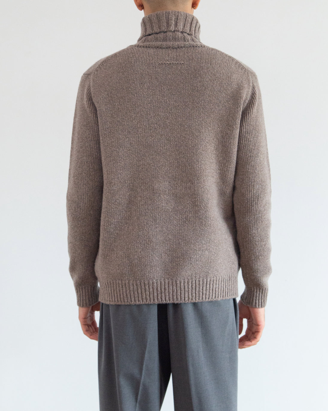 3G&5G ジーロンラム×カシミヤ タートルネック SL3W-042-W10 (ブラック