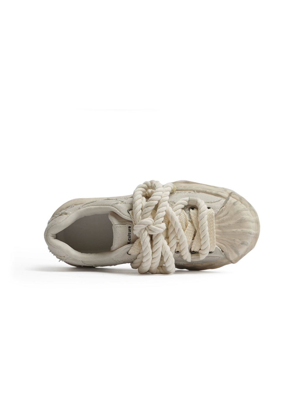 VINTAGE DISTRESSED ROPE SNEAKERS – SLAMZ