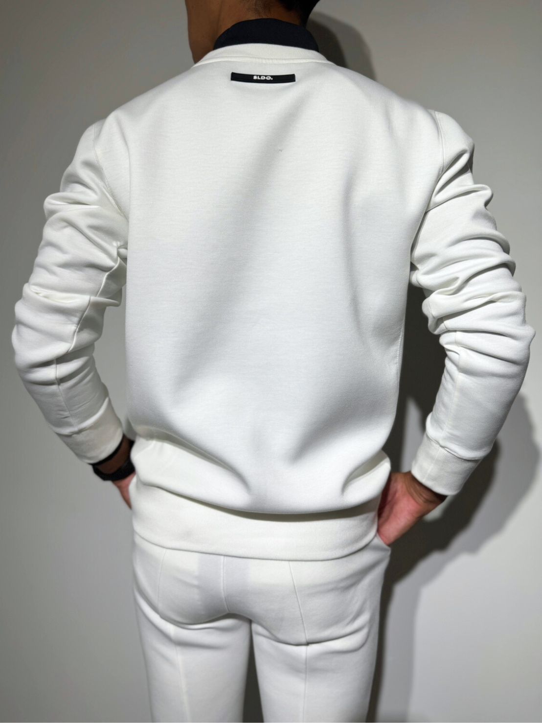 ライト ダブルニットプルオーバー 3D SHADOW LOGO/WHITE (UNISEX) – SLDO.