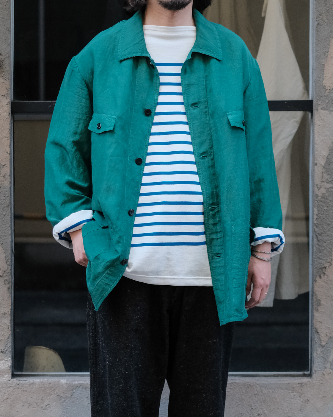 VESTE ANTIBES col.Green - Sleepy PEOPLE | スリーピーピープル