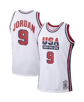 Mitchell & Ness Men's Michael Jordan White USA Basketball