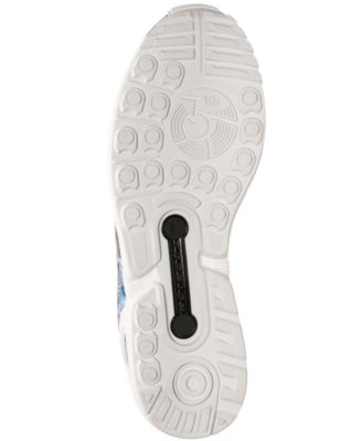adidas Men's ZX Flux Floral Print Running Sneakers from Finish