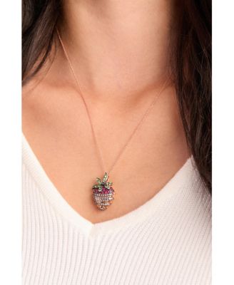 Le Vian GODIVA x Le Vian® Chocolate Covered Strawberry Pendant