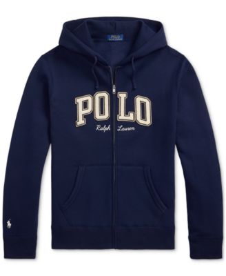 Polo Ralph Lauren Men's Logo Fleece Full-Zip Hoodie - Macy's
