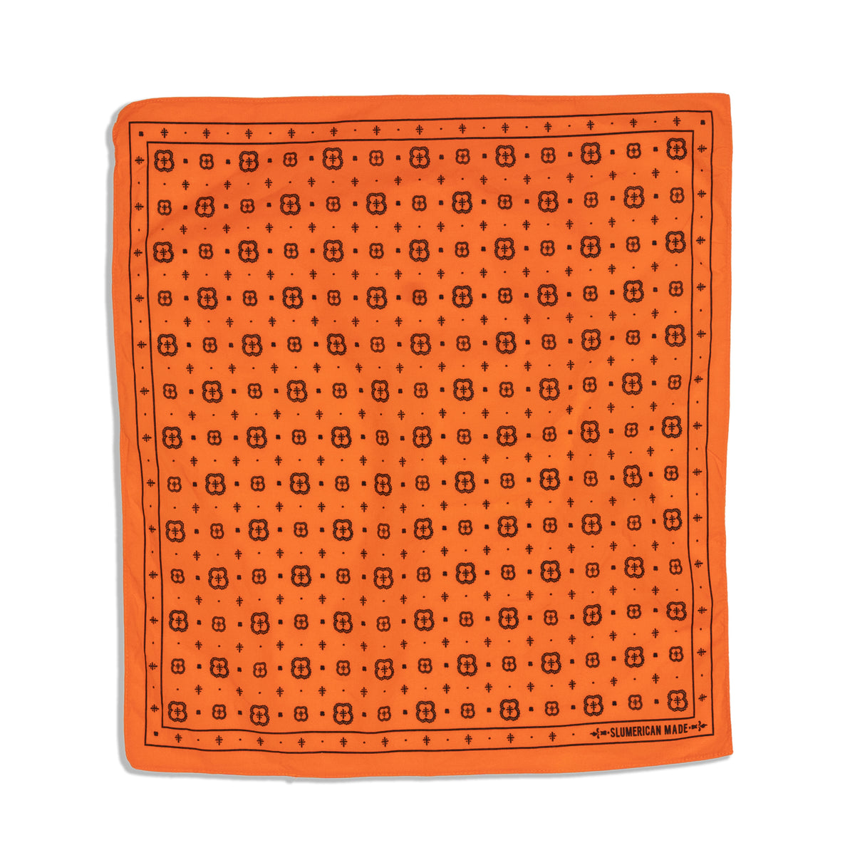 ORANGE 5150 BANDANA - Slumerican Clothing & Apparel Inc.