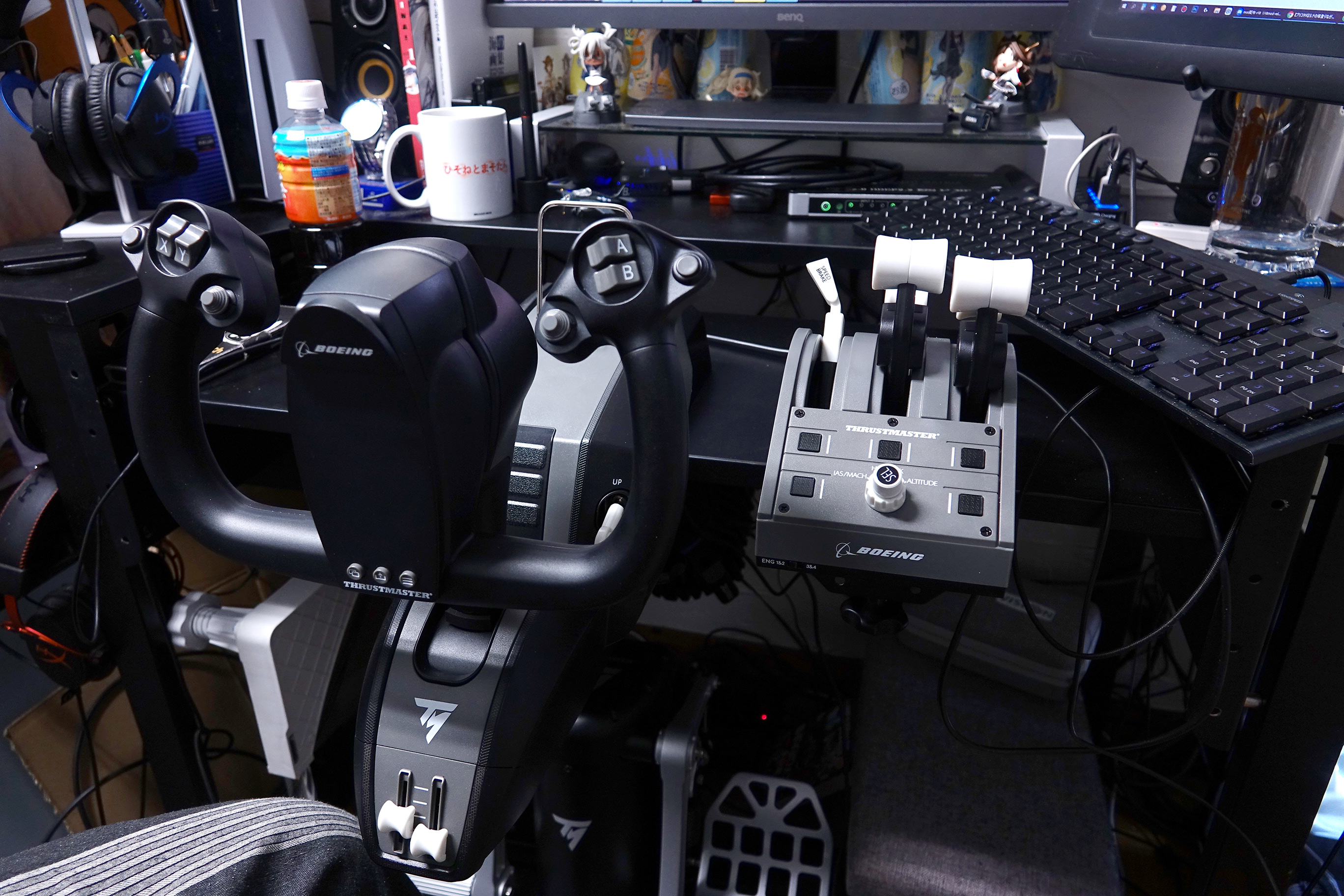 Thrustmaster「TCA Yoke Pack Boeing Edition」試用レポート 振り子